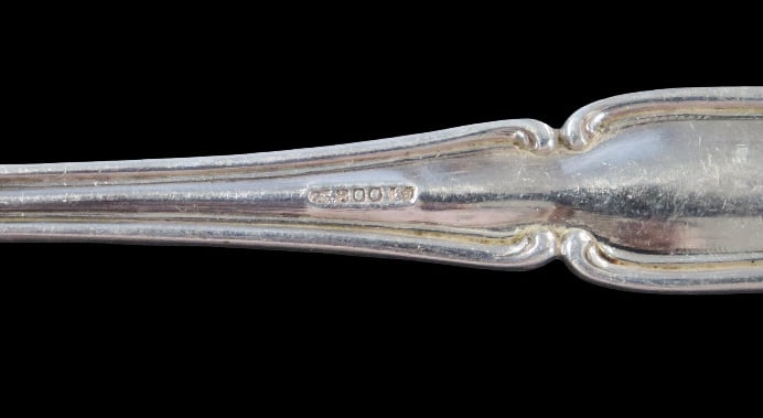 SILVER German .800 Silver Partial Flatware Service - 17