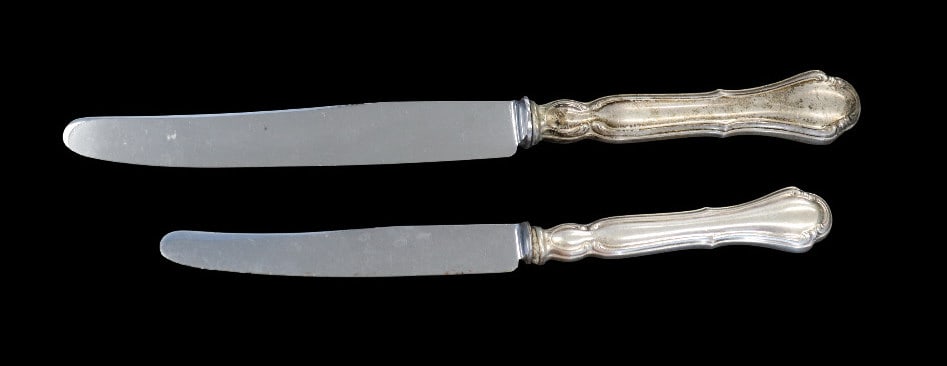 SILVER German .800 Silver Partial Flatware Service - 8