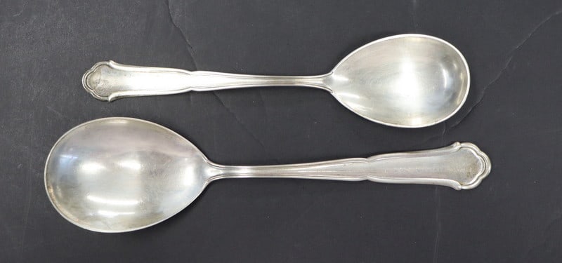 SILVER German .800 Silver Partial Flatware Service - 11