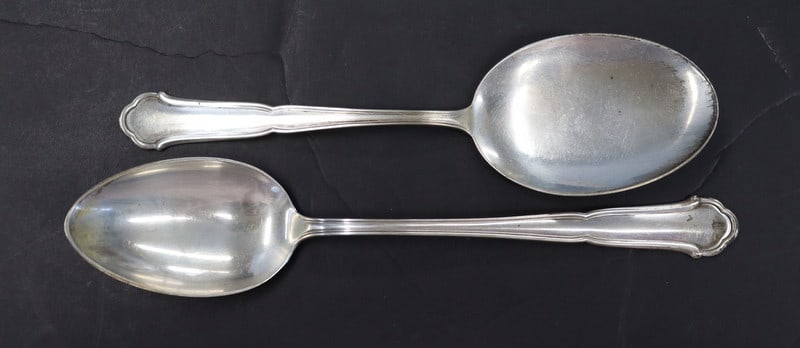 SILVER German .800 Silver Partial Flatware Service - 12