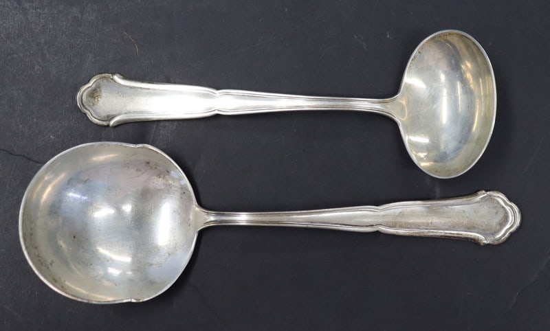 SILVER German .800 Silver Partial Flatware Service - 13