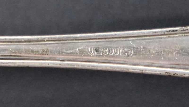 SILVER German .800 Silver Partial Flatware Service - 18
