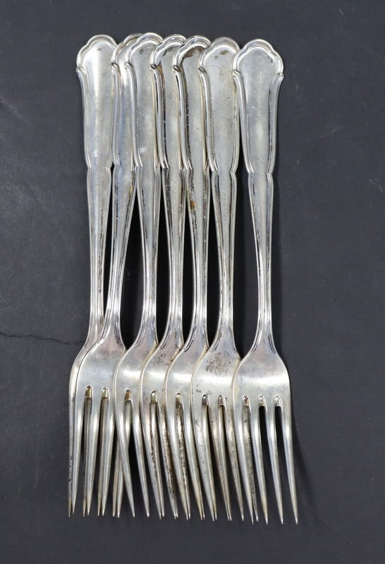 SILVER German .800 Silver Partial Flatware Service - 3