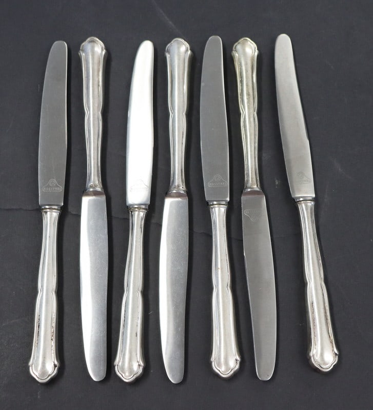 SILVER German .800 Silver Partial Flatware Service - 5