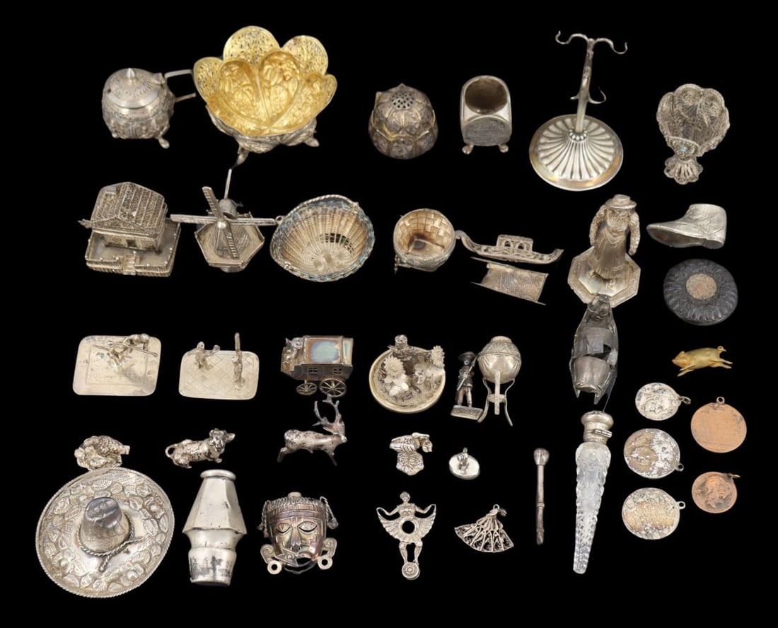 SILVER Collection of Sterling & Silver Objet d'art (1 of 12)