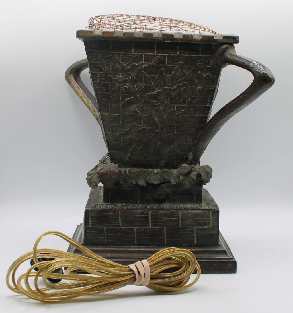 Copper Square Edge Form Lamp. - 6