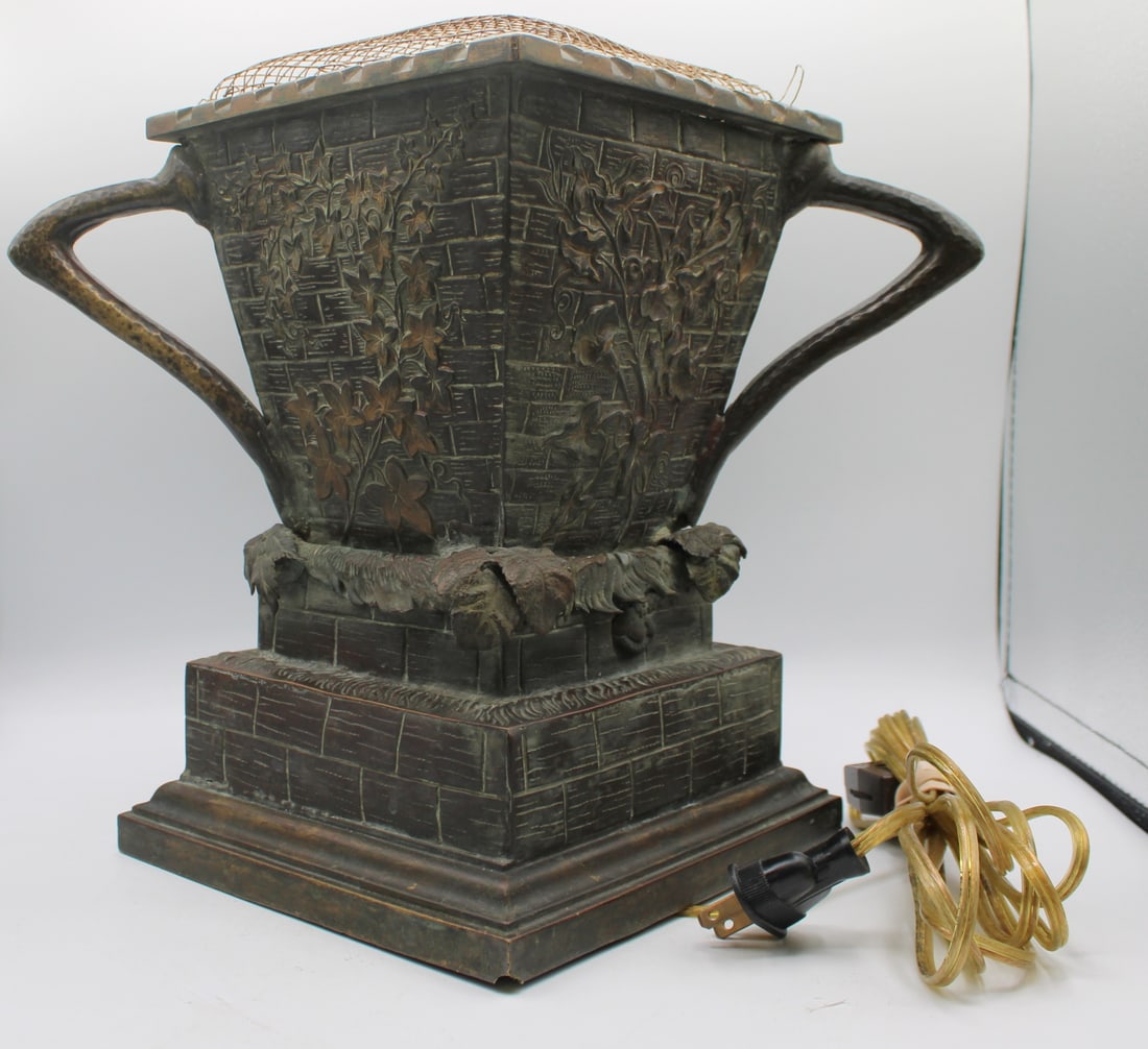 Copper Square Edge Form Lamp. - 7