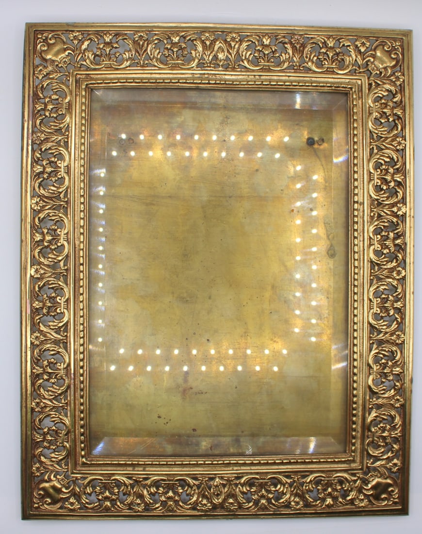 (2) Bronze Frames with Scroll Work Design. - 12