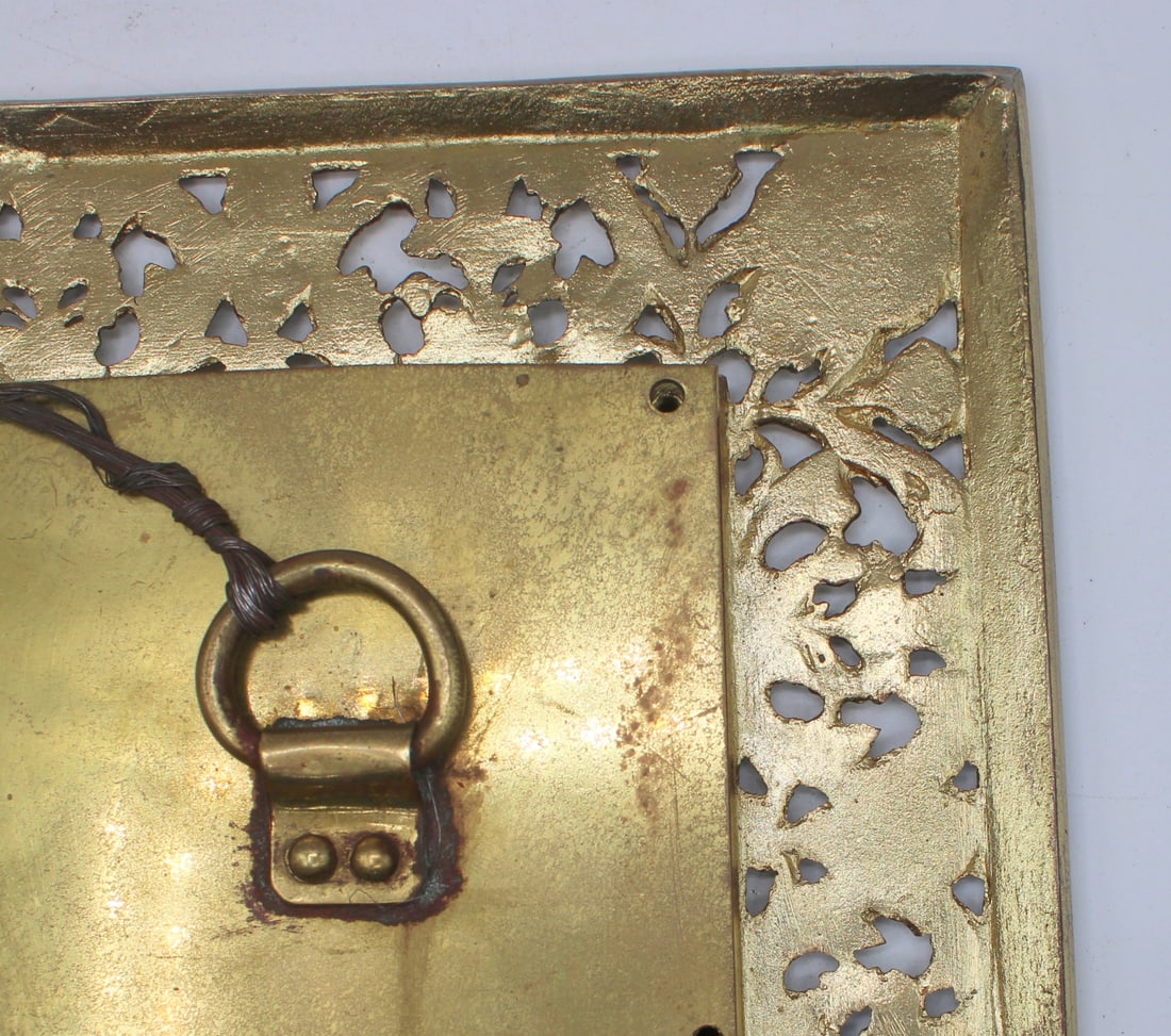 (2) Bronze Frames with Scroll Work Design. - 14