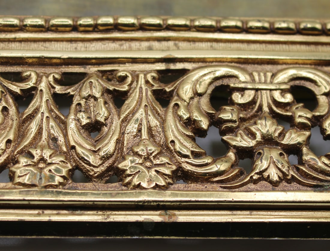 (2) Bronze Frames with Scroll Work Design. - 15