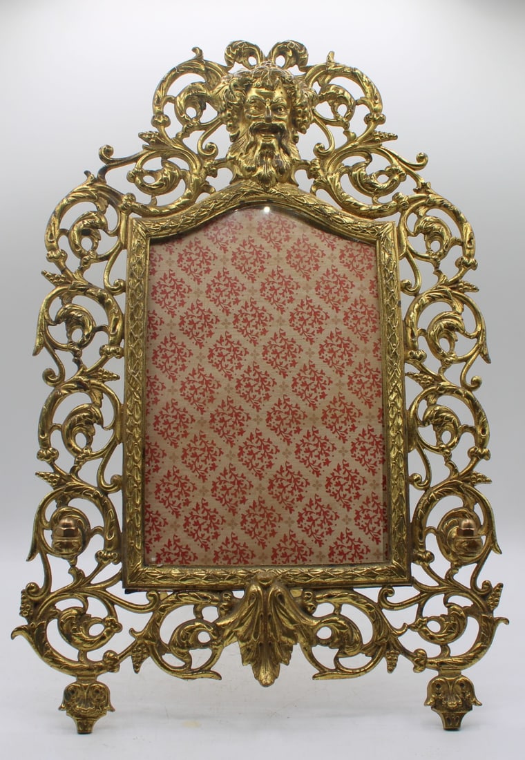 (2) Bronze Frames with Scroll Work Design. - 2