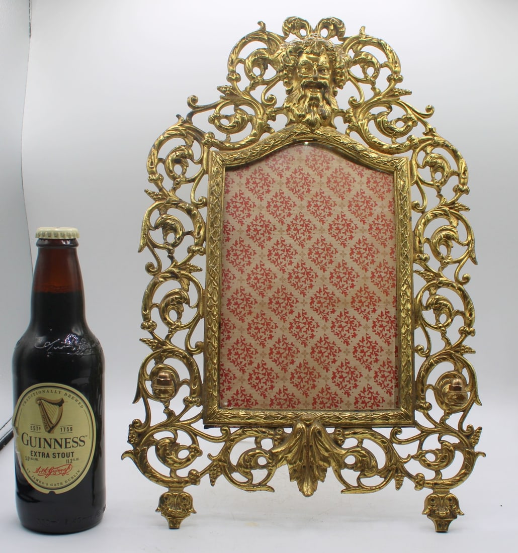 (2) Bronze Frames with Scroll Work Design. - 3