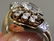 JEWELRY. Vintage 18kt Yellow Gold and Diamond Ring - 6
