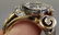 JEWELRY. Vintage 18kt Yellow Gold and Diamond Ring - 7
