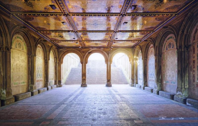 LIK, Peter. Limited Edition Photograph "Hidden: Secret" Central Park, New York. Signed and numbered 75/950, authenticated verso and with accompanying COA. Peter Lik (Australian, 1959). From a White Plains, NY home. Dimensions: Sight - 25" high x 38