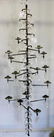 Large Midcentury Erik Hoglund Hanging Chandelier.