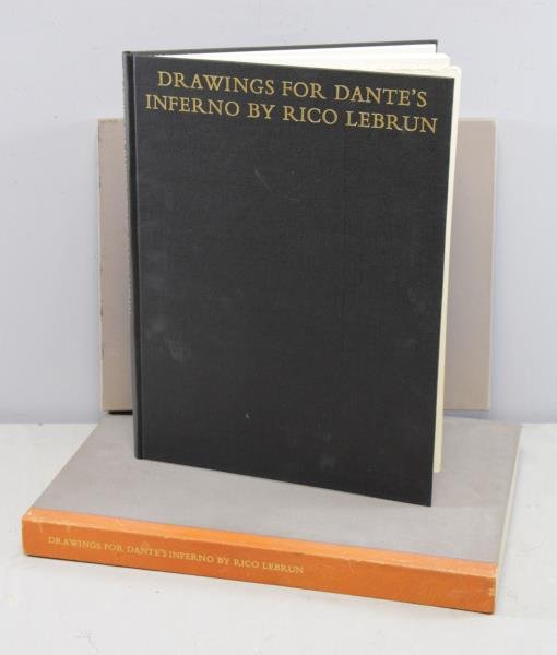 LEBRUN, Rico. Two Piece Portfolio "Drawings for (1 of 7)