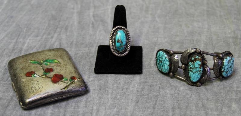 STERLING. Miscellaneous Silver Grouping. (1 of 10)