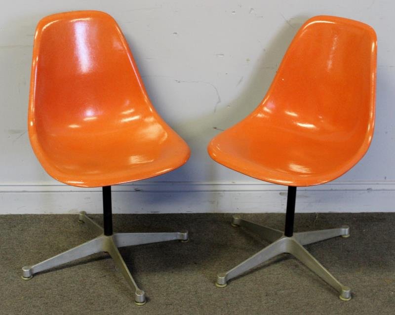 Midcentury ,Pair of Herman Miller Shell Chairs. (1 of 3)