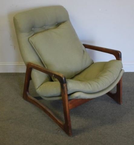 Midcentury Adrian Pearsall Lounge Chair.: Unmarked. From a Long Island, NY estate.
