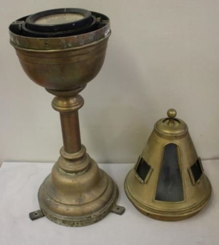 Brass Ship's Binnacle. (1 of 3)