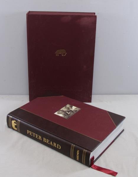 BEARD, Peter. Limited Edition Photography Book.: New York: Taschen , 2006. Large elephant folio. Limited to 2500 copies of which this is number 1107. Signed and inscribed 'Peter Beard / Montauk Pt / Long Island' and with additional illustration and
