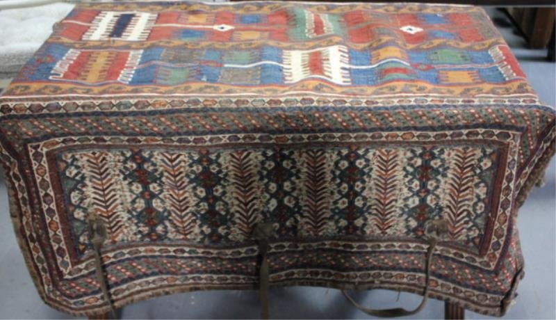 Unusual Antique Handmade Saddle Bag (1 of 5)