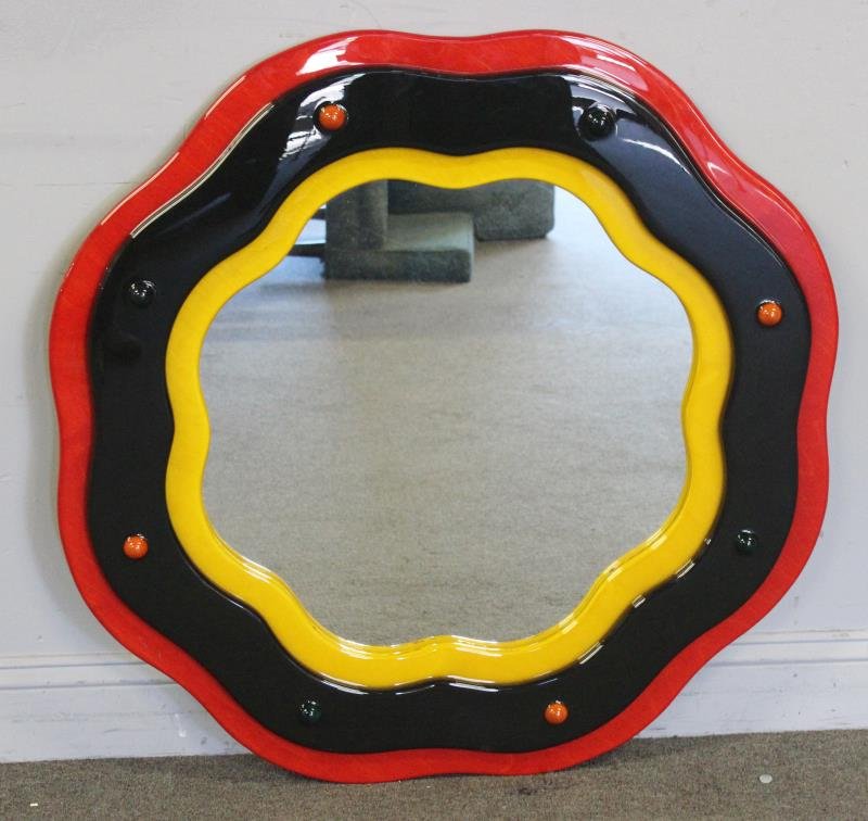 Midcentury Memphis Group Mirror. (1 of 4)