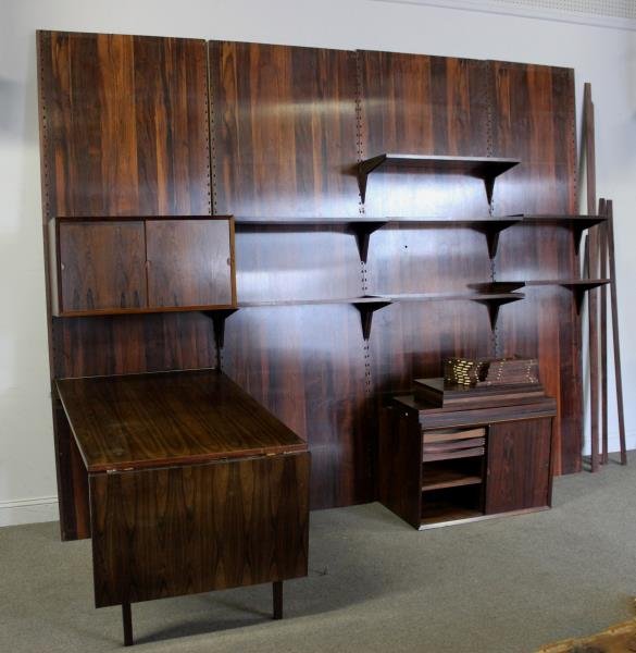 Midcentury Poul Cadovious Rosewood Wall Unit. (1 of 10)