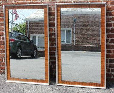 Pair of Midcentury Mirrors. (1 of 3)