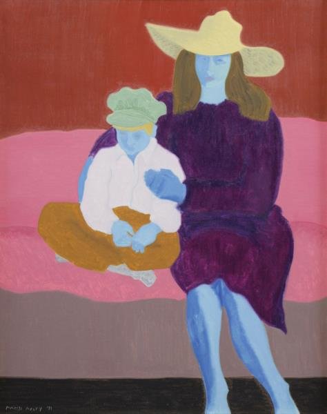 AVERY, March. Oil on Canvas. Mother and Son, 1981. (1 of 9)