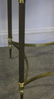 Marble Top Gilt Metal and Steel Center Table. - 4