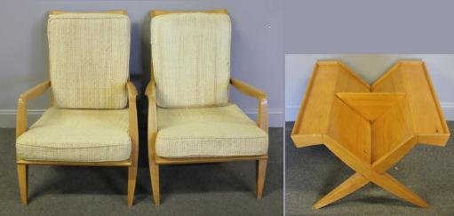 Pair of Roger-Rene Lanault Deco Arm Chair Lot. (1 of 10)