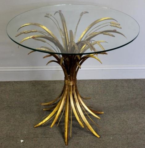 Midcentury Italian Sheaf of Wheat Hall Table. (1 of 4)