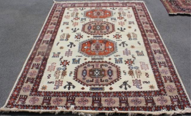 Handmade Persian Carpet. (1 of 3)