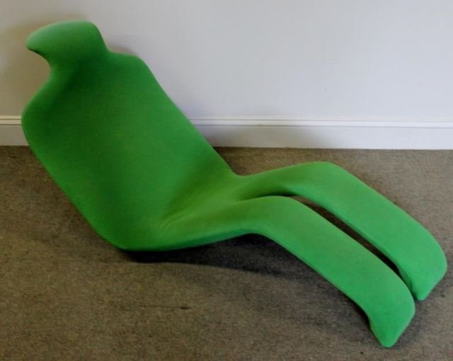 Midcentury Oliver Mourgue Bouloum Chaise. (1 of 4)