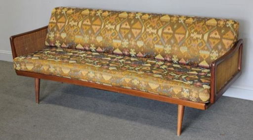 Midcentury Peter Hvidt Cane Sofa Daybed Midcentury Peter Hvidt Cane Sofa Daybed