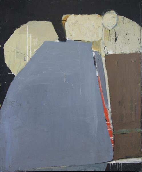Mid 20th C. Oil on Canvas. Abstract Composition. (1 of 8)