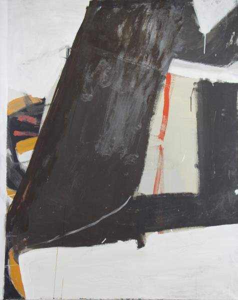 Mid 20th C. Oil on Canvas. Abstract Composition. (1 of 6)