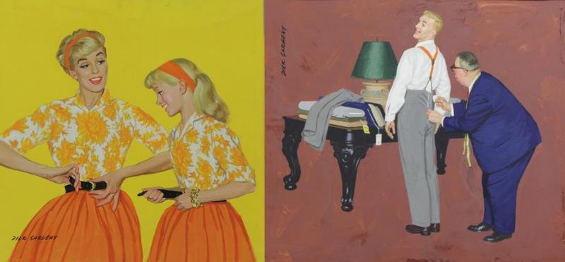 SARGENT, Richard. Two Post Cereal Advertisements. (1 of 10)