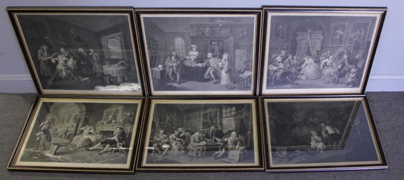 HOGARTH, William - After. "Marriage-a-la-Mode". (1 of 10)
