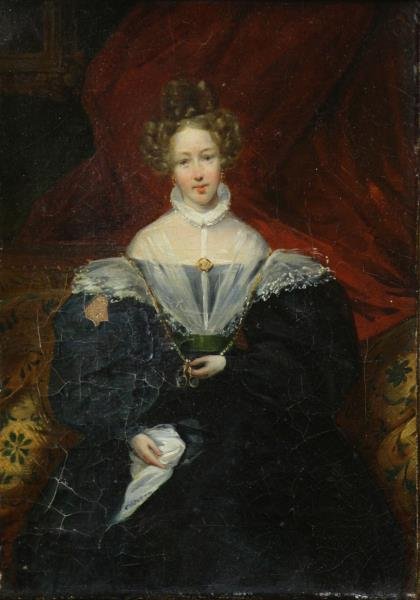 French School. 19th C. Oil on Canvas Portrait of (1 of 7)