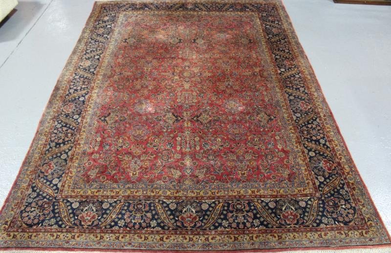 Antique Finely Woven Handmade Roomsize Carpet. (1 of 4)