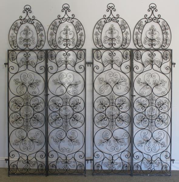Two Pair of Ornate Iron Gates. (1 of 5)