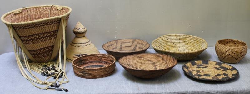 Group of Native American Baskets. (1 of 10)