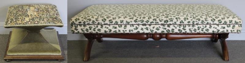 Lot of 2 Pieces of Upholstered Furniture. (1 of 6)