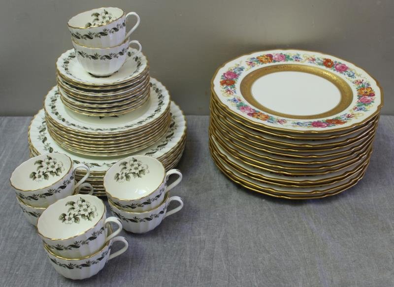 Limoges & Royal Worcester Porcelain Lot. (1 of 4)