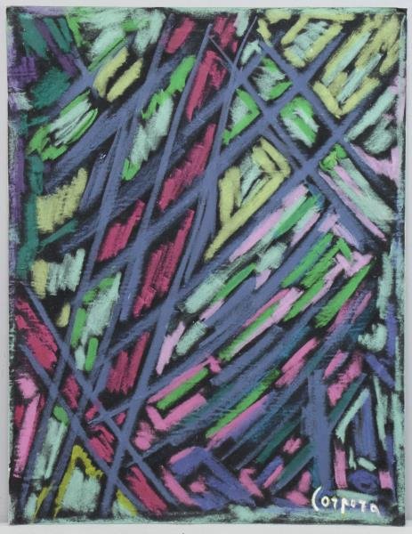 CORPORA, Antonio. Abstract Composition. Oil and (1 of 5)