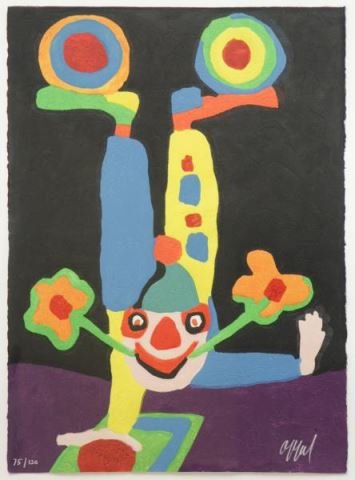 APPEL, Karel. Color Woodcut with Carborundum. From (1 of 4)