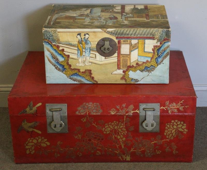Lot of 2 Asian Trunks. (1 of 10)